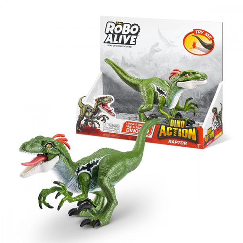 Robo Alive Dino Action Raptor 3+