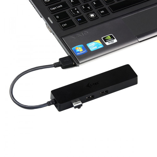 i-tec Gigabit Ethernet Adapter USB 3.0 Slim HUB 3-port