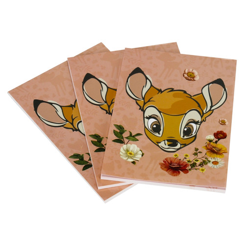 Notepad Bambi A6 30 Pages 12pcs, assorted