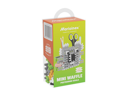 Marioinex Mini Waffle Blocks Set Koala Organizer 70pcs 3+