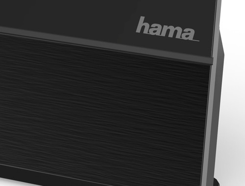 Hama DVB-T/DVB-T2 Indoor Antenna, Performance 55, Flat, Active, black