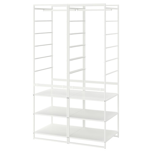 JONAXEL Shelving unit with clothes rail, 99x51x173 cm