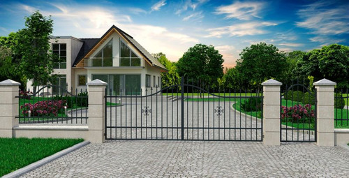 Single Swing Gate Wicket 90 x 150 cm, left