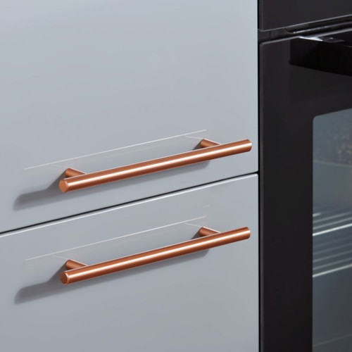 GoodHome T-bar Cabinet Handle Annatto 220 mm, copper, 2 pack