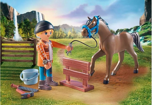 Playmobil Farrier Ben and Achilles 5+