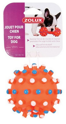 Zolux Vinyl Dog Toy Ball 9cm