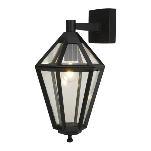 GoodHome Garden Outdoor Wall Lamp Radley E27 IP44, black