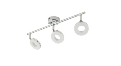 GoodHome Ceiling Spotlight Muesis 3x LED, chrome