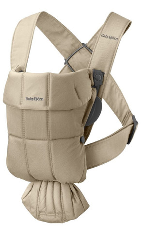 BABYBJÖRN Baby Carrier Mini, Beige Woven