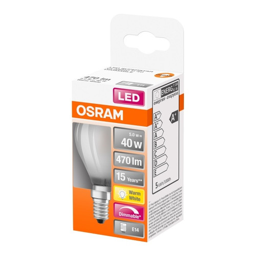 LED Bulb P40 E14 5W 470lm