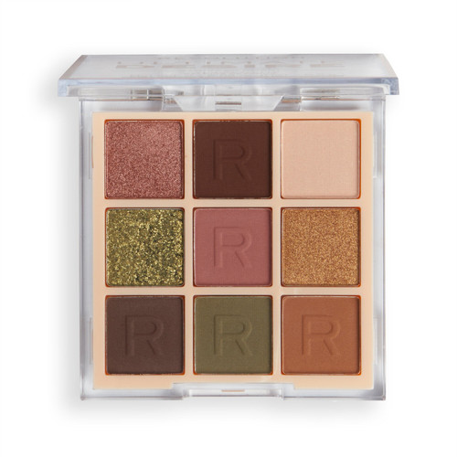 Makeup Revolution Ultimate Desire Shadow Palette Stripped Khaki Vegan