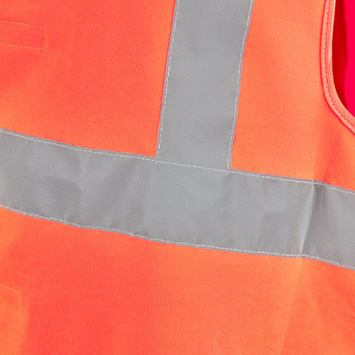 Site Safety Vest Warning Vest L/XL, orange