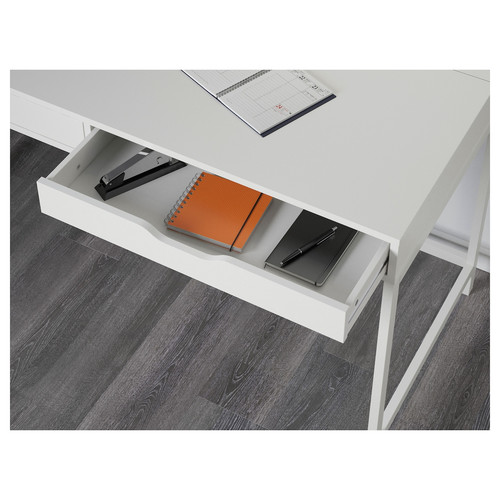 ALEX Desk, white, 132x58 cm