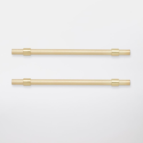 GoodHome Cabinet Handle Dukkah, spacing 19.2 cm, gold, 2 pack