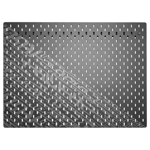 UPPSPEL Pegboard, black, 76x56 cm