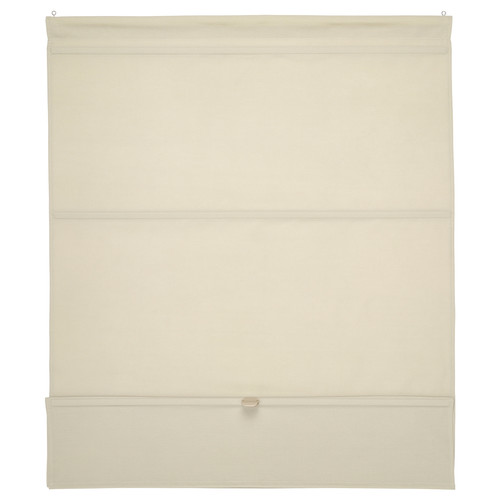 RINGBLOMMA Roman blind, beige, 100x160 cm