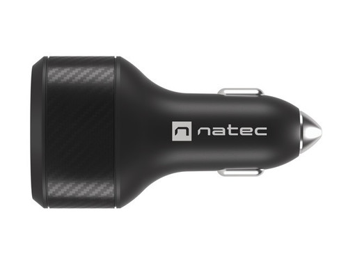 Natec Car Charger 2x USB 1x USB-C QC 3.0