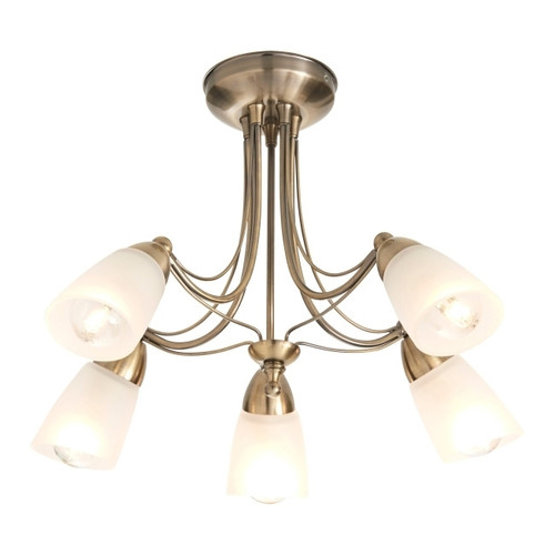 Ceiling Light Colours Trivia 5 x 40W E14, antique brass