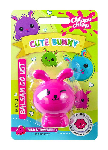 Lip Balm Cute Bunny Wild Strawberry