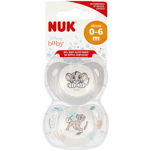 NUK Soother Pacifier Disney The Lion King 2pcs 0-6m