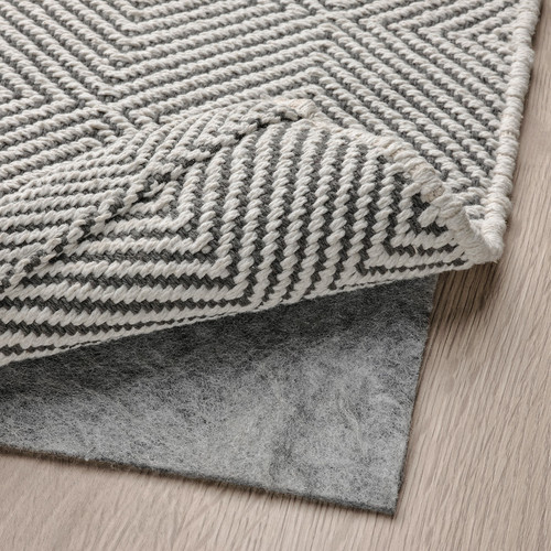 GÅNGVÄG Rug, flatwoven, grey, 170x240 cm