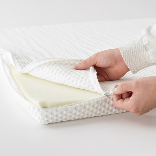 NORDBERGET Mattress pad, white, 160x200 cm