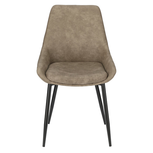 Upholstered Chair Floyd, brown