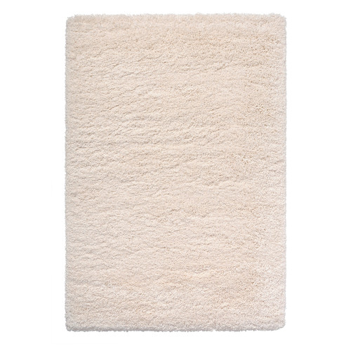 VOLLERSLEV Rug, high pile, white, 160x230 cm