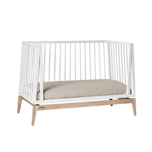 LEANDER Baby Cot LUNA™ 0-3y, White/Oak