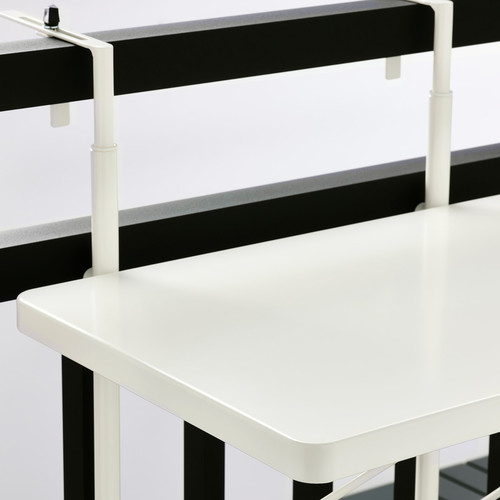 TORPARÖ Balcony table, white, 50 cm