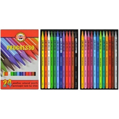 Koh-i-Noor Woodless Coloured Pencils 24pcs