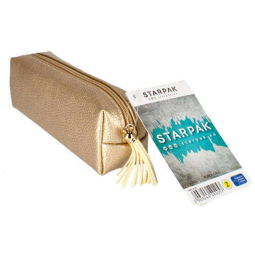 Pencil Case Fringe, gold