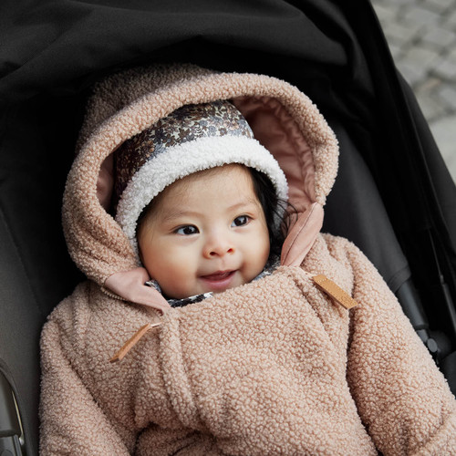 Elodie Details Baby Overall Pink Bouclé, 6-12 months