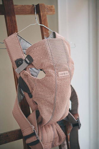 BABYBJÖRN - Baby Carrier MINI 3D Mesh, Dusty Pink 0-12m