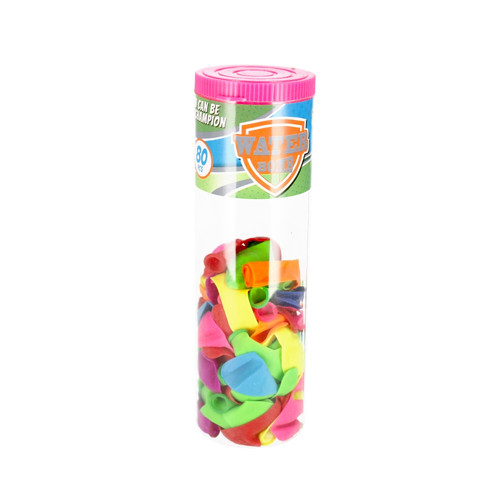 Water Bomb 80pcs in a Tube, 1pc, assorted colours, 3+