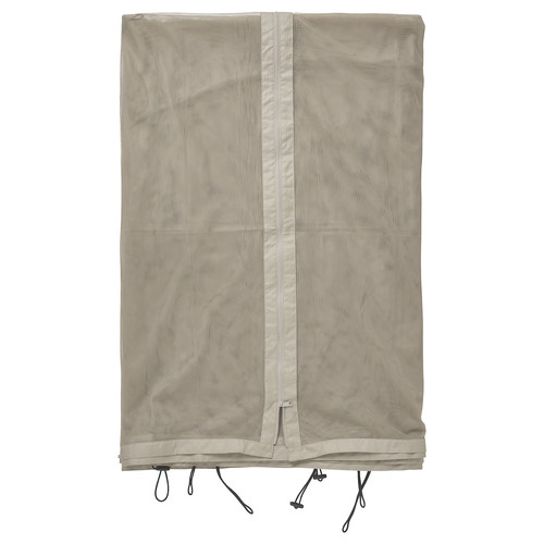 HIMMELSÖ Net for gazebo, grey-beige, 4 pack