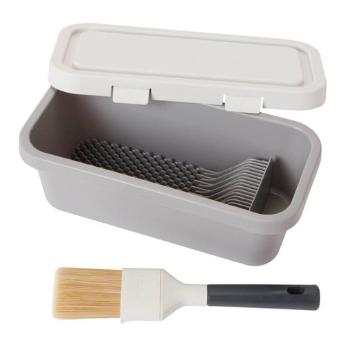 GoodHome Paint Brush Clean & Store Pod