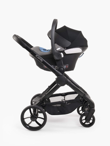 iCandy Peach 7 Designer Pushchair and Carrycot Light Grey - Complete Bundle