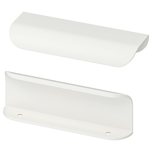 BILLSBRO Handle, white, 120 mm, 2 pack