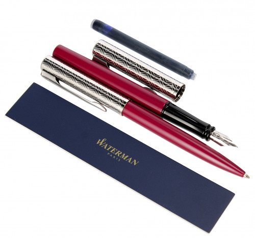 Waterman Gift Set Fountain Pen & Pen Allure Pink