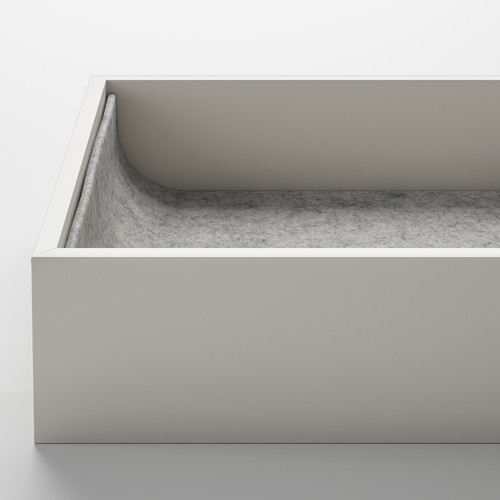 KOMPLEMENT Pull-out tray with insert, white, 75x58 cm