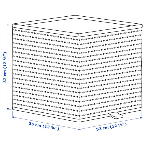 GNABBAS Basket, 32x35x32 cm