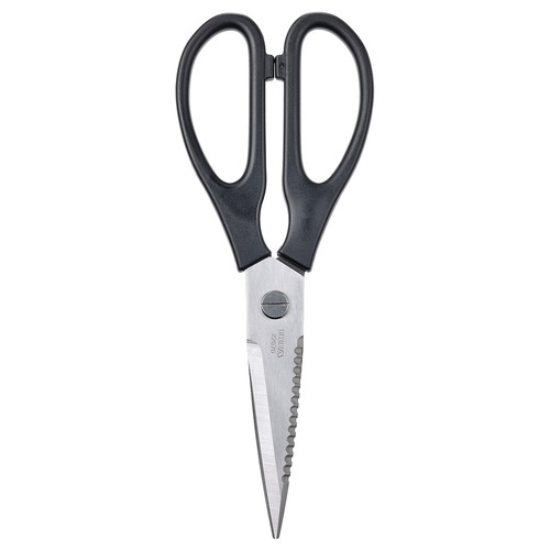 SVARTFISK Kitchen scissors, stainless steel/black