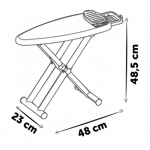 Smoby Ironing Bord & Iron Steam Station Playset 3+