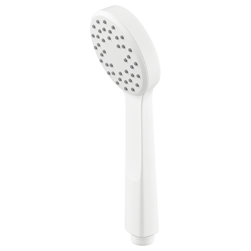 LILLREVET Single-spray hand held shower head, white