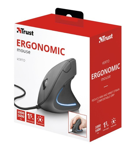 Trust Verto Ergonomic Wired Mouse