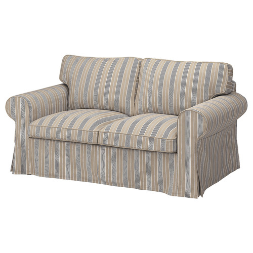 EKTORP 2-seat sofa, Karlshov beige/multicolour