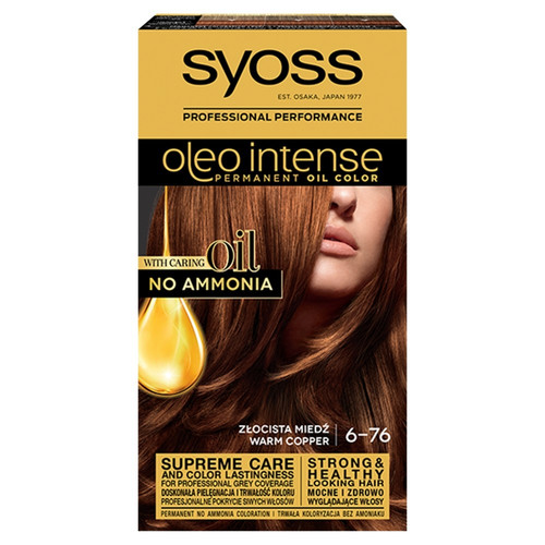 Schwarzkopf Syoss Hair Dye Oleo 6-76 Gold Copper