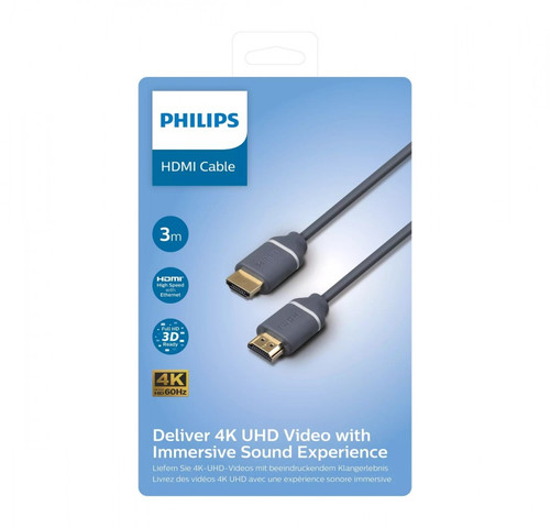 Philips Cable HDMI 2.0 4K 60Hz Ultra HD 3m