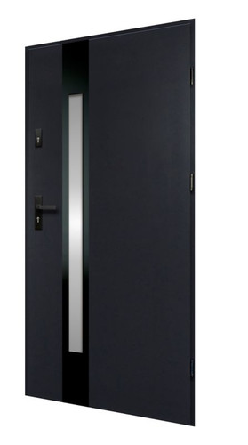 External Door O.K. Doors Temida Black P55 90, right, anthracite